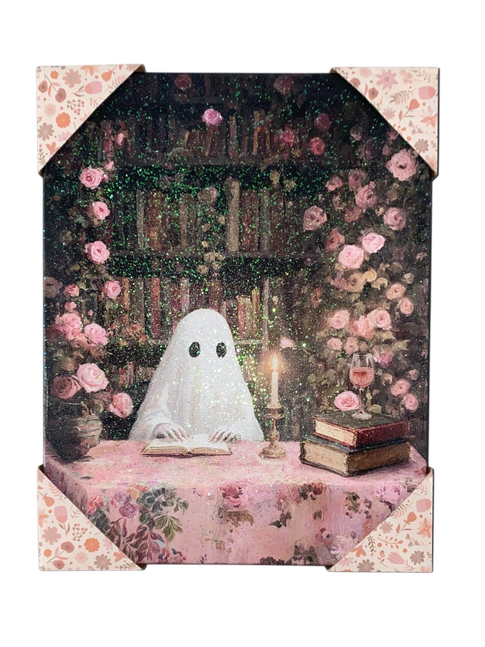 The Ghostly Reader Canvas Art